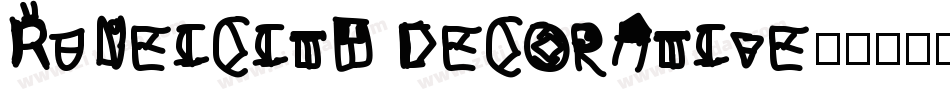 Runeicity Decorative转换器字体转换